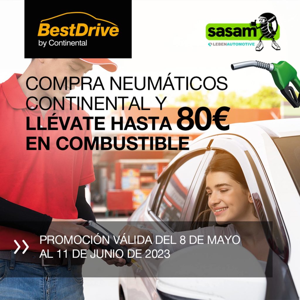 Tabla de ahorro de combustible de la oferta de BestDrive y SASAM